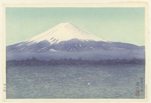 Kawaguchi-sjøen Kawaguchiko (tittel på objekt) av Watanabe Kako