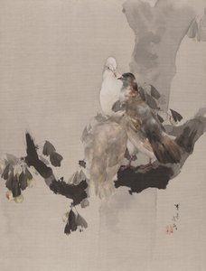 Duer i et tre, ca. 1887.