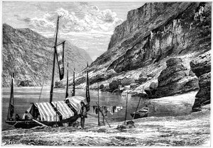 Øvre Yangtze-Kiang, Kina,