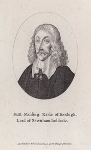 Basil Feilding, 2. jarl av Denbigh, engelsk diplomat, politiker og paliamentarisk soldat i borgerkrigen (gravering)