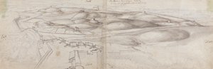 Utsikt fra Peterborough Tower i Tangier av Wenceslaus Hollar