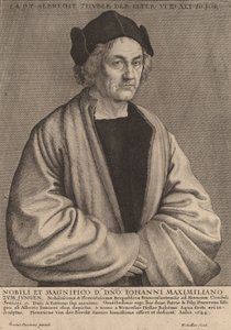 Albrecht Durers far, 1644. av Wenceslaus Hollar