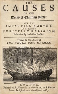 Allestree. Årsaker til forfallet av kristen fromhet. Tilstand 1 av Wenceslaus Hollar