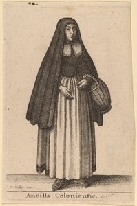 Hushjelp fra Köln av Wenceslaus Hollar