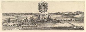 Ansbach og Coburg, Vis a av to visninger a&b., 1625-77. av Wenceslaus Hollar