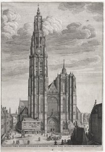 Antwerpen katedral, 1649. av Wenceslaus Hollar