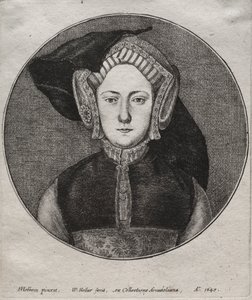 Katarina av Aragon, 1647. av Wenceslaus Hollar
