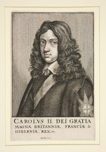 Karl II av Wenceslaus Hollar