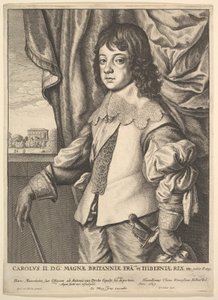 Charles II, 1649. av Wenceslaus Hollar