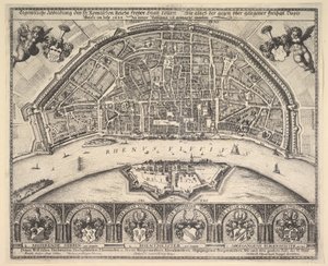 Köln og Deutz, 1635. av Wenceslaus Hollar