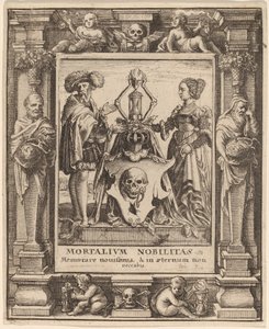 Dødens våpenskjold, 1651. av Wenceslaus Hollar