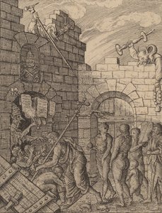 Nedstigning til helvete. av Wenceslaus Hollar
