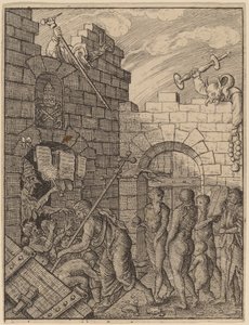 Nedstigning til helvete av Wenceslaus Hollar
