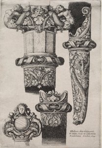 Design for Dolker av Wenceslaus Hollar