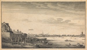 Engelsk Visninger: London av Wenceslaus Hollar