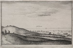 Engelsk visninger: Old Shoreham av Wenceslaus Hollar