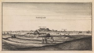 Engelsk utsikt: Tootehill Fields av Wenceslaus Hollar