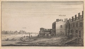 Engelsk Visninger: Whitehall Lambeth av Wenceslaus Hollar