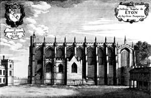 Eton College kapell. av Wenceslaus Hollar