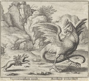 Fabel om basilisken og veslen Fables (serietittel) av Wenceslaus Hollar