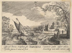 februar 1628-29. av Wenceslaus Hollar