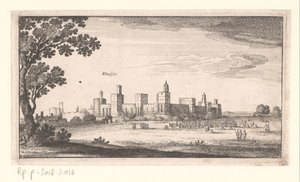 Utsikt over Windsor Castle Landskap og bylandskap (serietittel) Amoenissimi Aliquot Locorum i Diversis Province Iacetium Prospectus (serietittel) av Wenceslaus Hollar