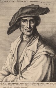 Hans von Zurch, gullsmed, 1647. av Wenceslaus Hollar