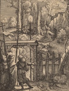 Jesus på Oljeberget. av Wenceslaus Hollar