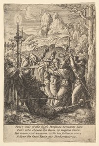 Jesus tatt, 1625-77. av Wenceslaus Hollar