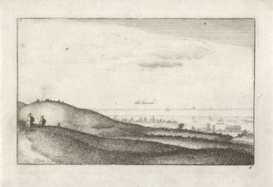 Landskap med utsikt over Shoreham av Wenceslaus Hollar