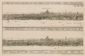 London, før og etter den store brannen