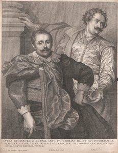 Luke og Cornelius de Wael av Wenceslaus Hollar