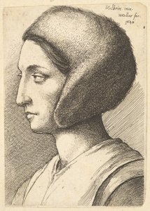 Margaret Giggs, 1648. av Wenceslaus Hollar