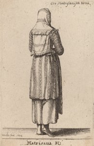 Matrisana M., 1648. av Wenceslaus Hollar