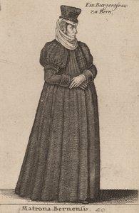 Matrona Bernese. av Wenceslaus Hollar