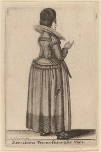 Kone til Frankfurt-kjøpmannen av Wenceslaus Hollar