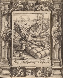 Kjøpmann, 1651. av Wenceslaus Hollar