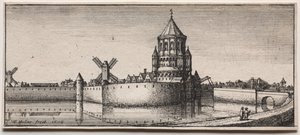 Moated byport av Wenceslaus Hollar