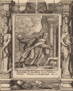 Munk, 1651. av Wenceslaus Hollar