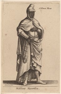 Mulier Moresca av Wenceslaus Hollar