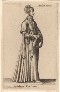 En persisk kvinne av Wenceslaus Hollar