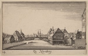 Nürnberg av Wenceslaus Hollar
