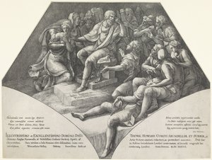 Dom av Zaleucus av Wenceslaus Hollar