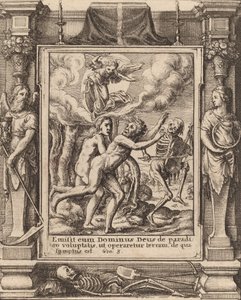 Paradise Lost, 1651. av Wenceslaus Hollar