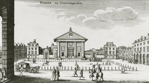 Piazza i Covent Garden, 1640 av Wenceslaus Hollar