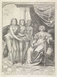 Portrett av Amalia van Solms av Wenceslaus Hollar