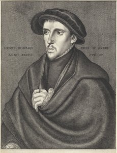 Portrett av Henry Howard, jarl av Surrey av Wenceslaus Hollar