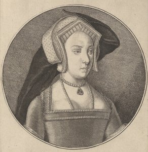 Prinsesse Mary, datter av Henry VIII av England, 1647., 1647. av Wenceslaus Hollar