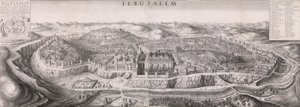 Prospekt av Jerusalem, 1660., 1660. av Wenceslaus Hollar