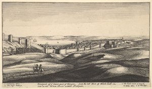 Prospect of the Lower Part of Tangier, ca. 1670.  av Wenceslaus Hollar